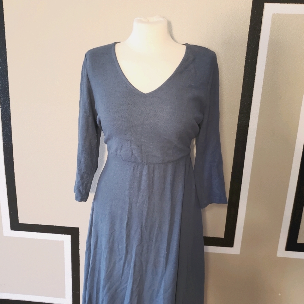 Dusty blue soft & sexy dress